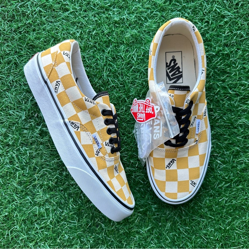 Vans Era Big Check Yellow True White - Picture 5 of 6
